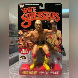 1980's RETRO COLLECTIBLE Hulk Hogan WWE LJN Superstars Black Card Chase Figure